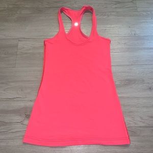 Lululemon Pink Racerback Workout Tank Top